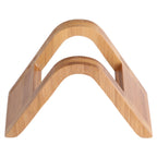 Wood Coffee Filters Dispenser Holder Display Shelf Filtering Paper Storage Rack Stand