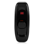 AC 250V 10A Inline ON/OFF Table Desk Lamp Cord Cable Switch with LED Indicator Light Black