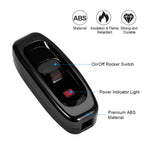 AC 250V 10A Inline ON/OFF Table Desk Lamp Cord Cable Switch with LED Indicator Light Black
