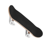 1Pc Maple Wooden Alloy Fingerboard Finger Skateboards With Box Reduce Pressure Gifts White