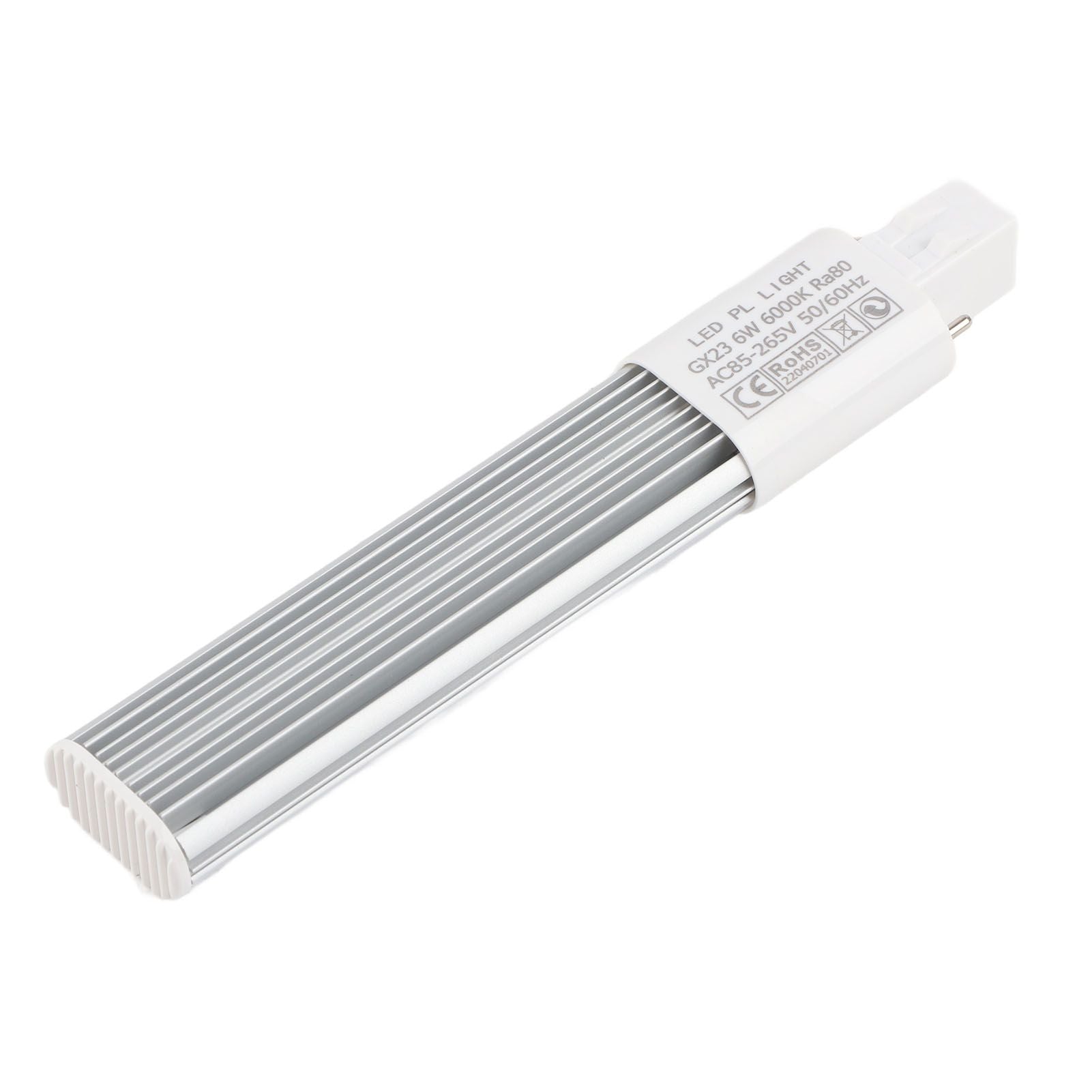 6W 2-Pin LED Compact Lamp Horizontal Recessed Tube Light Bulb Lighting Fixtures GX23 Cool White
