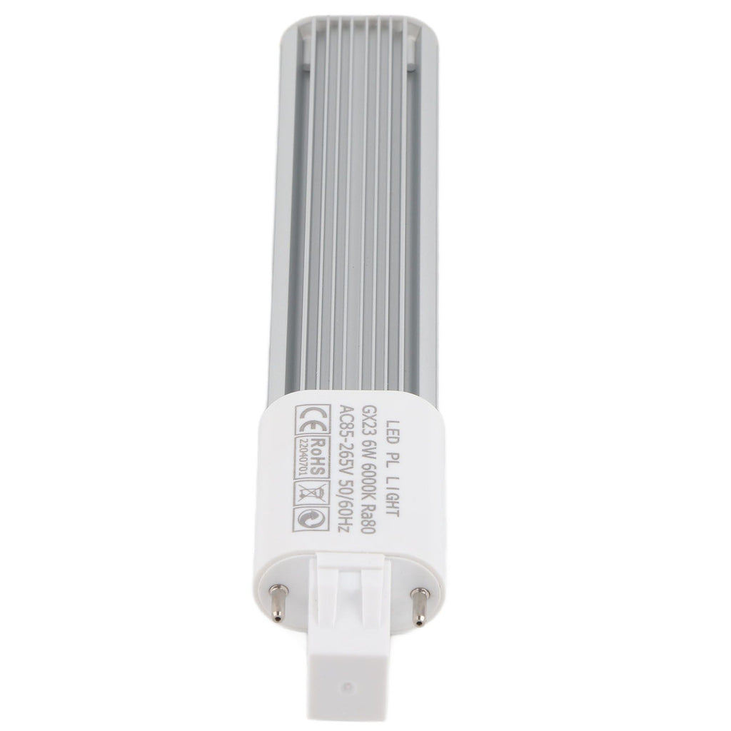 6W 2-Pin LED Compact Lamp Horizontal Recessed Tube Light Bulb Lighting Fixtures GX23 Cool White