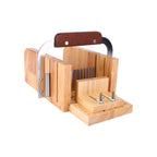 DIY Handmade Soap Tool Set Wooden Soap Loaf Mold Cutter Knife Soap Making Supplies