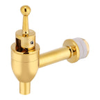 Copper Faucet Tap Wine Beer Barrel Beverage Drink Dispenser Replacement Spigot Golden(1.2 cm)