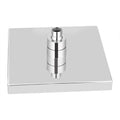 8" Inch Square Chrome Face Rainfall LED Shower Head 7 Colors Changing Romantic Light Home