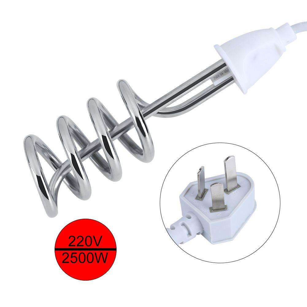 2500W 220V Electric Portable Immersion Heater Water Heating Element Boiler AU Plug