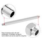 Stainless Steel Wall Mounted Shower Extension Arm Stretching Rain Showering Head