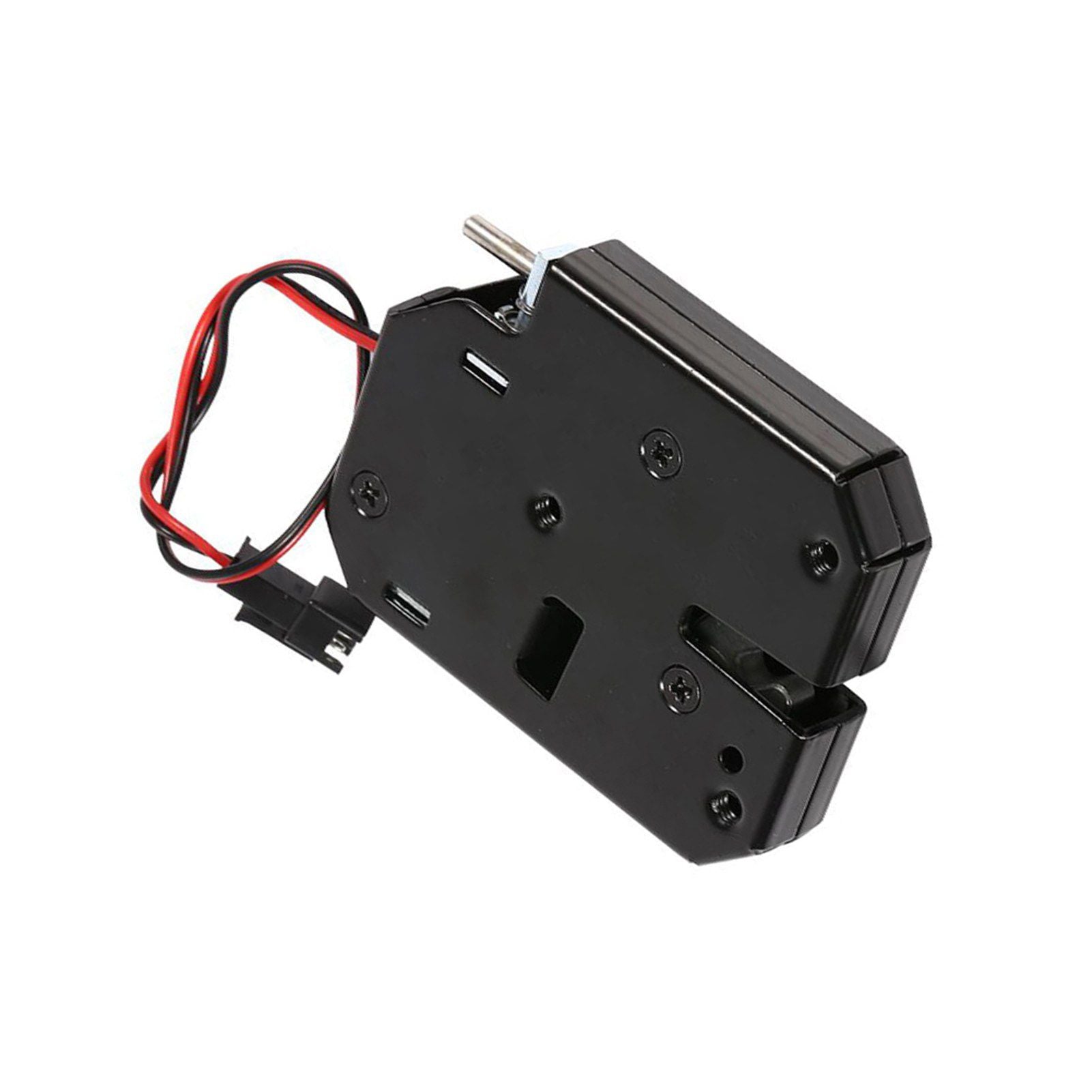 DC 12V 2A Electromagnetic Electric Control Cabinet Drawer Lockers Lock Latch Carbon Steel Black