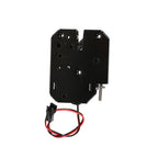 DC 12V 2A Electromagnetic Electric Control Cabinet Drawer Lockers Lock Latch Carbon Steel Black