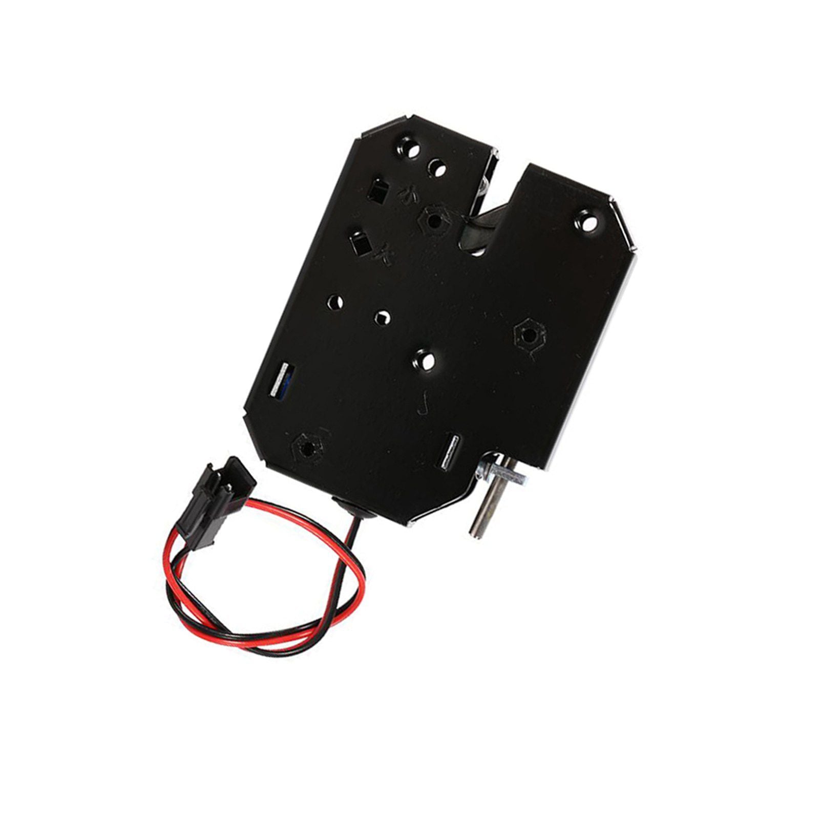 DC 12V 2A Electromagnetic Electric Control Cabinet Drawer Lockers Lock Latch Carbon Steel Black