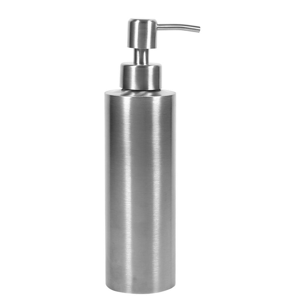 350ml Stainless Steel Soap Dispenser Kitchen Sink Faucet Bathroom Shampoo Box Soap Container