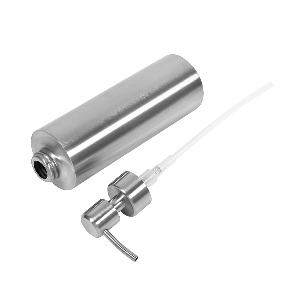 350ml Stainless Steel Soap Dispenser Kitchen Sink Faucet Bathroom Shampoo Box Soap Container