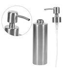 350ml Stainless Steel Soap Dispenser Kitchen Sink Faucet Bathroom Shampoo Box Soap Container