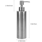 350ml Stainless Steel Soap Dispenser Kitchen Sink Faucet Bathroom Shampoo Box Soap Container