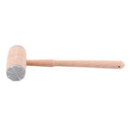 Two Sides Wood Meat Hammer Mallet Pounder for Tenderizing Steak Beef Practical Kitchen Tool