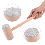 Two Sides Wood Meat Hammer Mallet Pounder for Tenderizing Steak Beef Practical Kitchen Tool