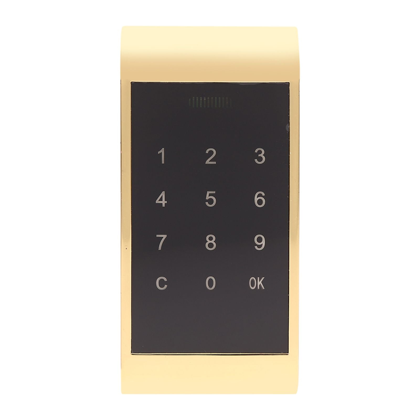 Touch Keypad Password Key Access Lock Digital Electronic Security Cabinet Coded Locker(Gold)