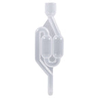Plastic One Way Exhaust Check Valve Water Sealed Valves for Home Brew Wine Fermentation