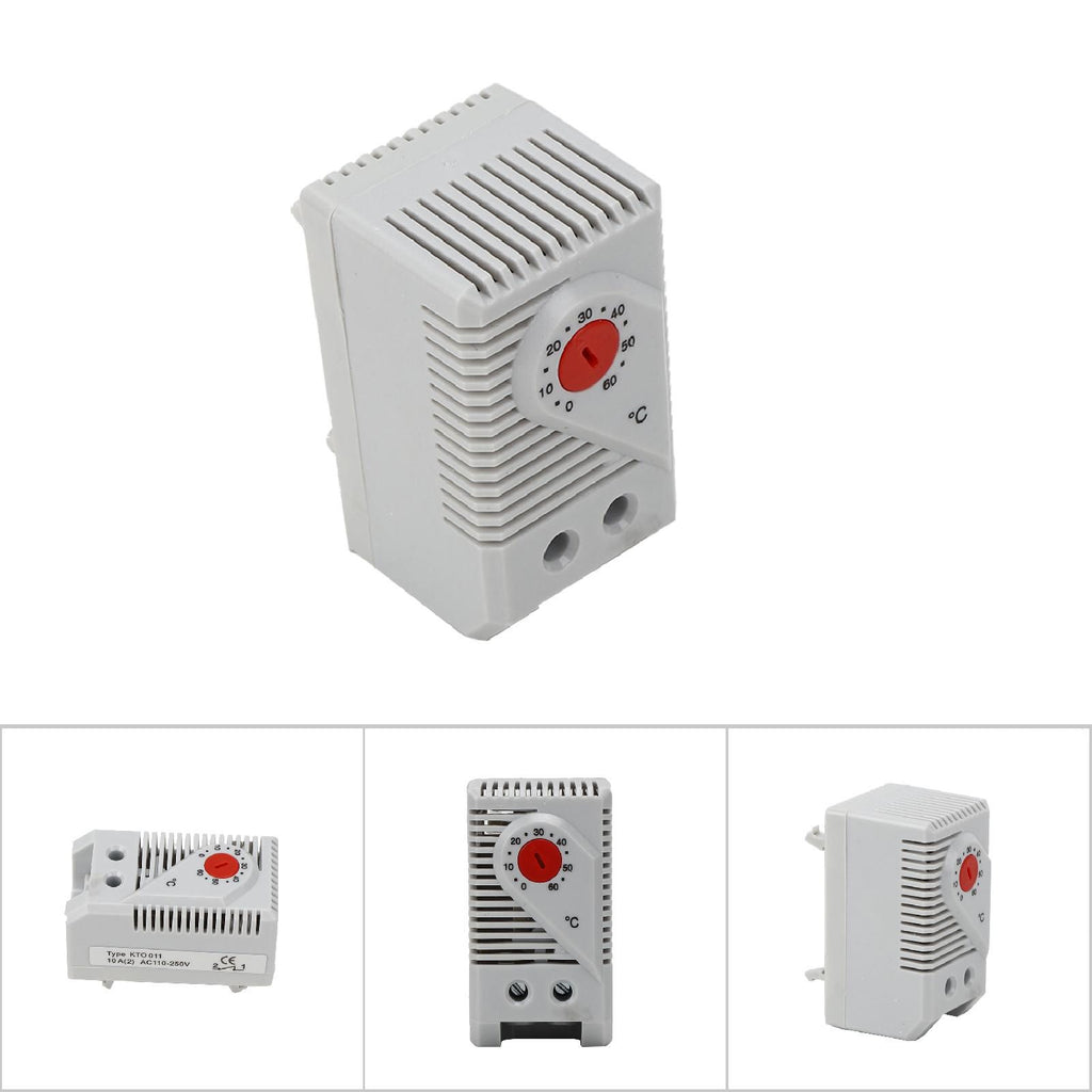 1Pc 0-60℃ Adjustable Compact Electric Mechanical Thermostat Temperature Controller Switch New