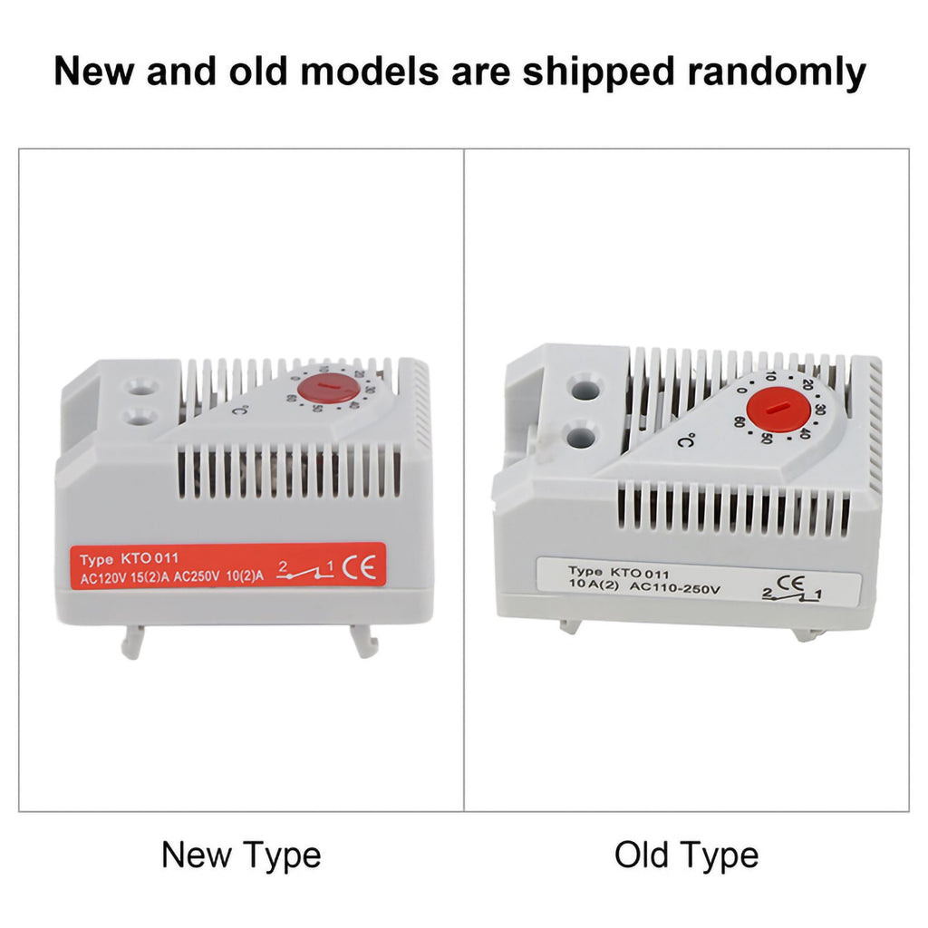 1Pc 0-60℃ Adjustable Compact Electric Mechanical Thermostat Temperature Controller Switch New