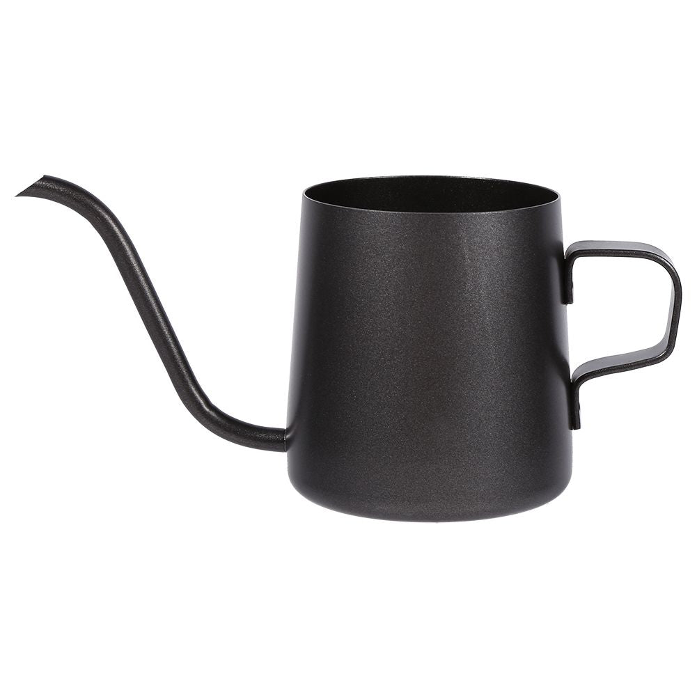 Black Stainless Steel Pour Coffee Drip Pot Kettle With Long Over Gooseneck Spout (250ml)