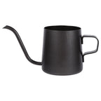 Black Stainless Steel Pour Coffee Drip Pot Kettle With Long Over Gooseneck Spout (250ml)