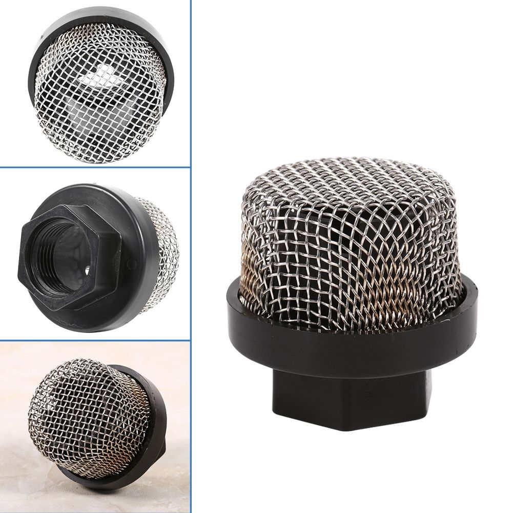 1pc Inlet Suction Strainer Mesh Filter Metal Suction Pipe for 390 395 495 Sprayer