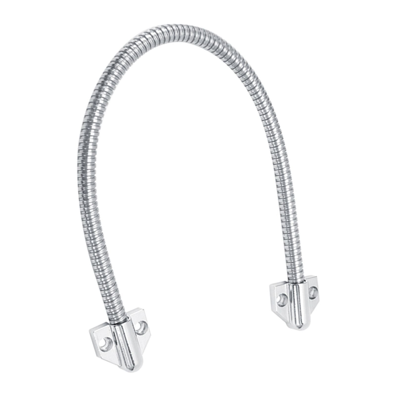1Pc 40cm Long Door Loop With Triangle Ends For Exposed Mortise Mounting Protect Wire Cable