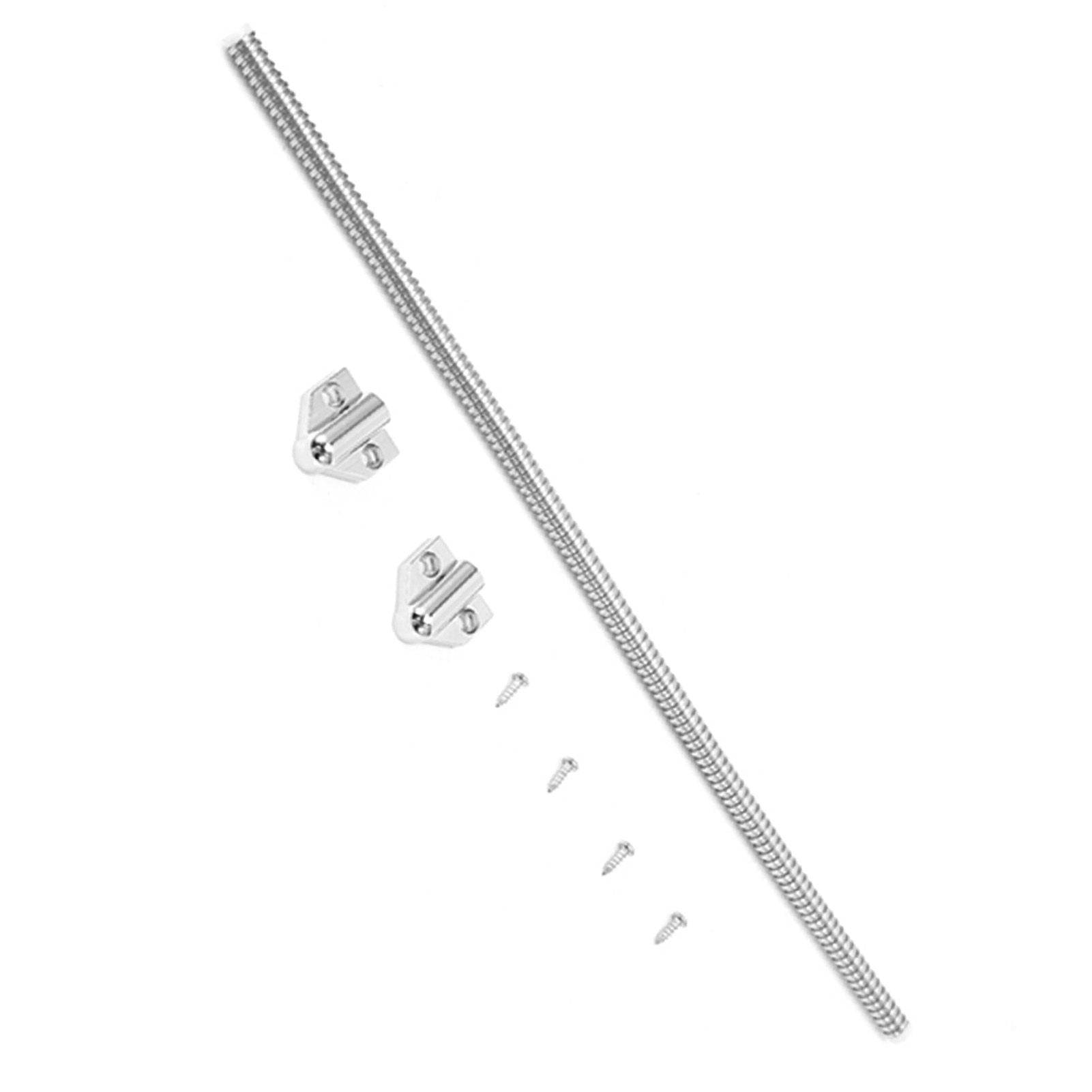 1Pc 40cm Long Door Loop With Triangle Ends For Exposed Mortise Mounting Protect Wire Cable