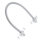 1Pc 40cm Long Door Loop With Triangle Ends For Exposed Mortise Mounting Protect Wire Cable