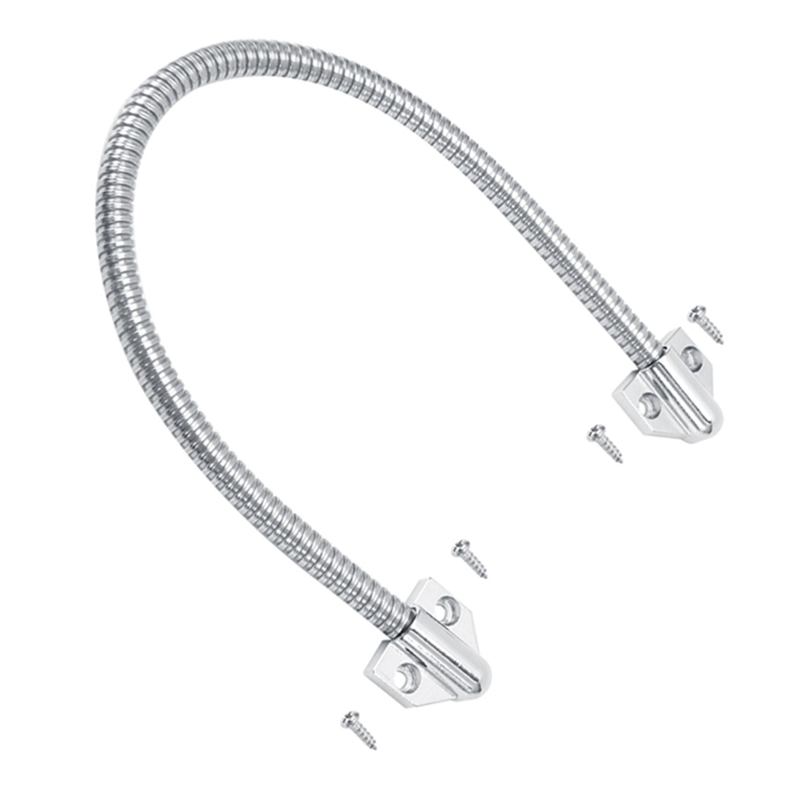 1Pc 40cm Long Door Loop With Triangle Ends For Exposed Mortise Mounting Protect Wire Cable