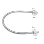 1Pc 40cm Long Door Loop With Triangle Ends For Exposed Mortise Mounting Protect Wire Cable