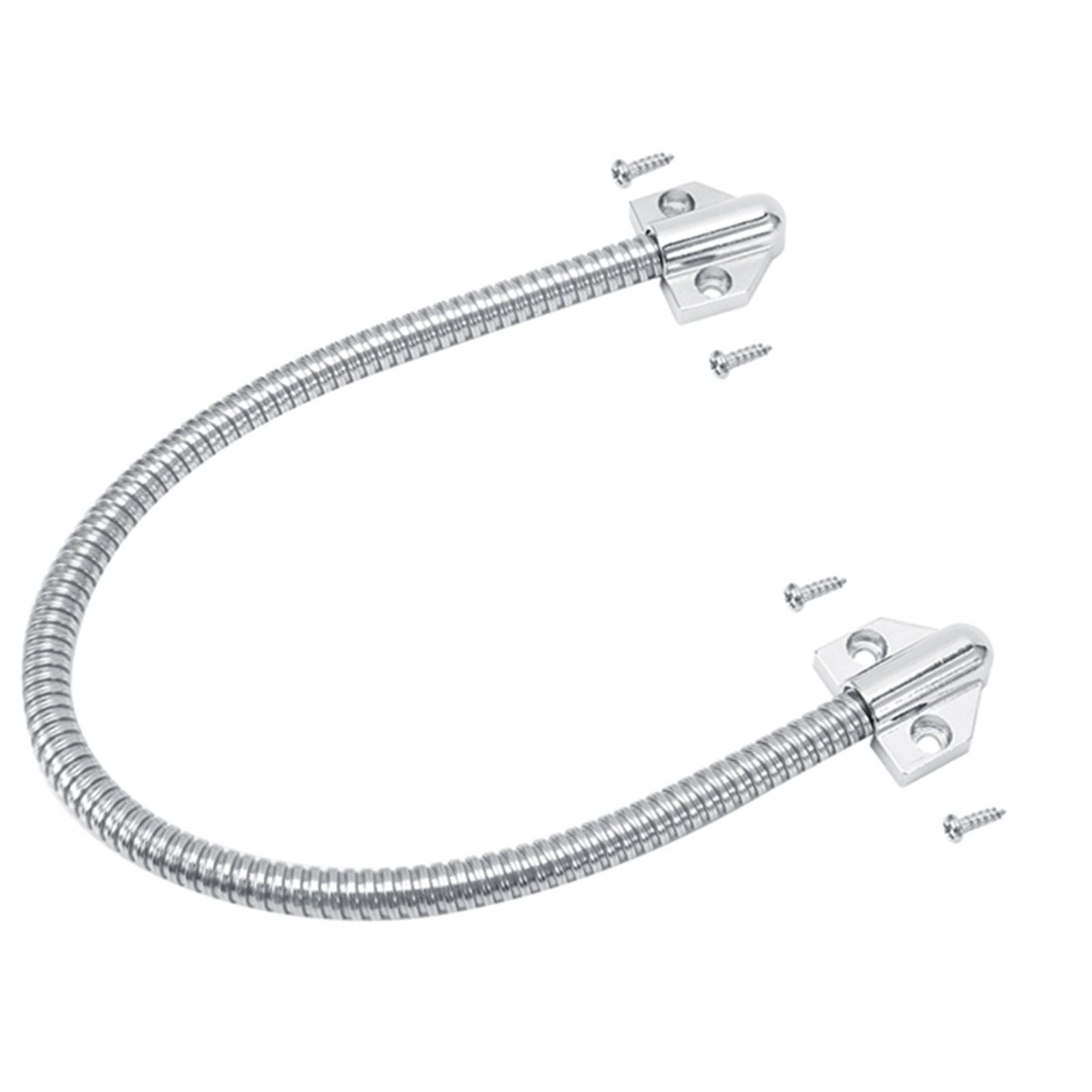 1Pc 40cm Long Door Loop With Triangle Ends For Exposed Mortise Mounting Protect Wire Cable