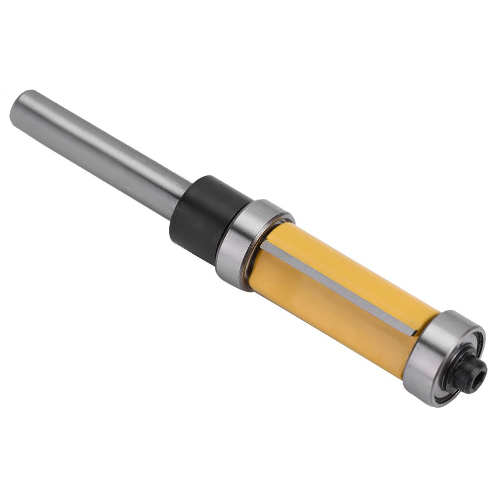 New 1/4" Shank Top Bottom Bearing Flush Trim Router Bit For Woodworking Cutter Tool