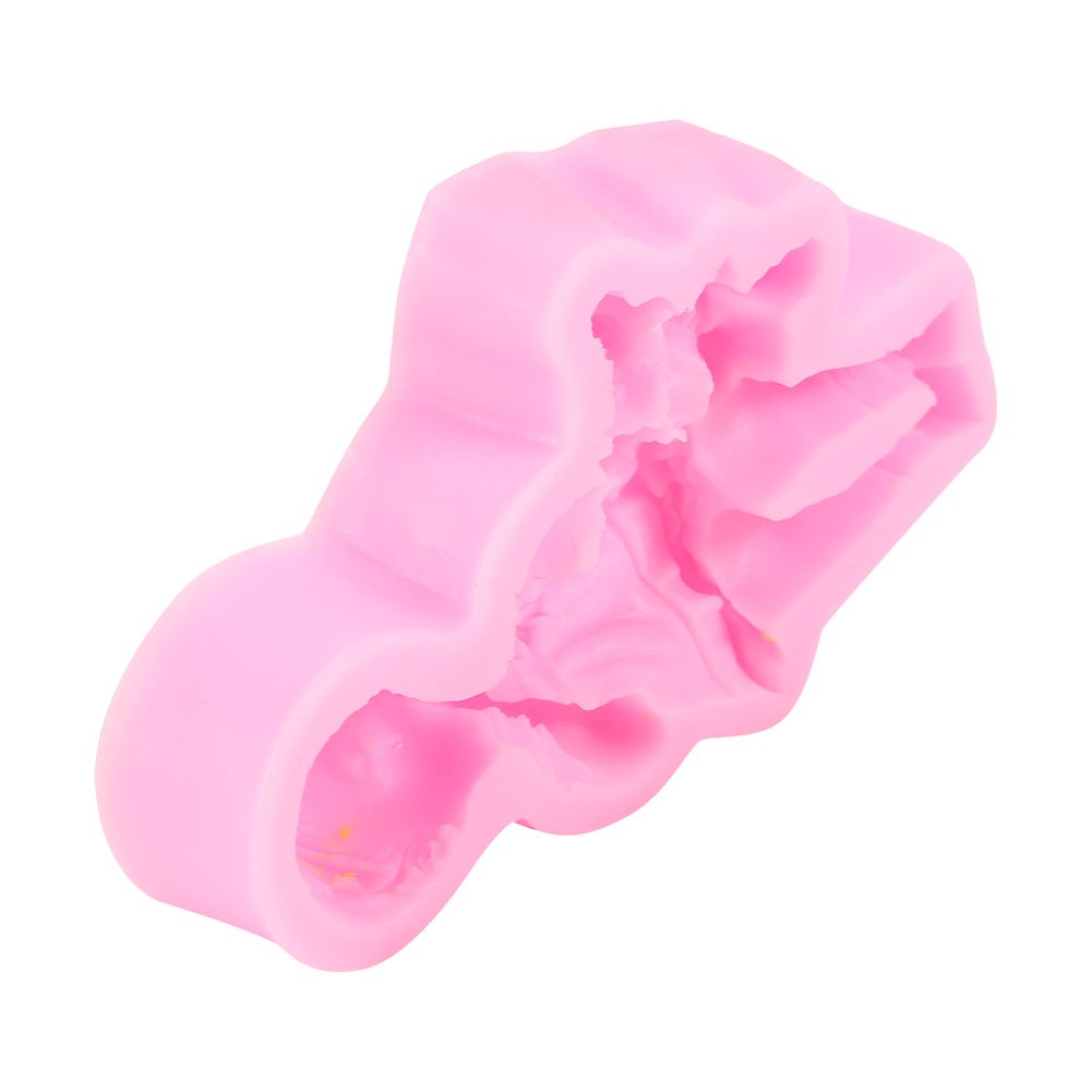 3D Silicone Fondant Cake Mold Creative Chocolate Sugarcraft Mould Decorating DIY Tool(Girl)
