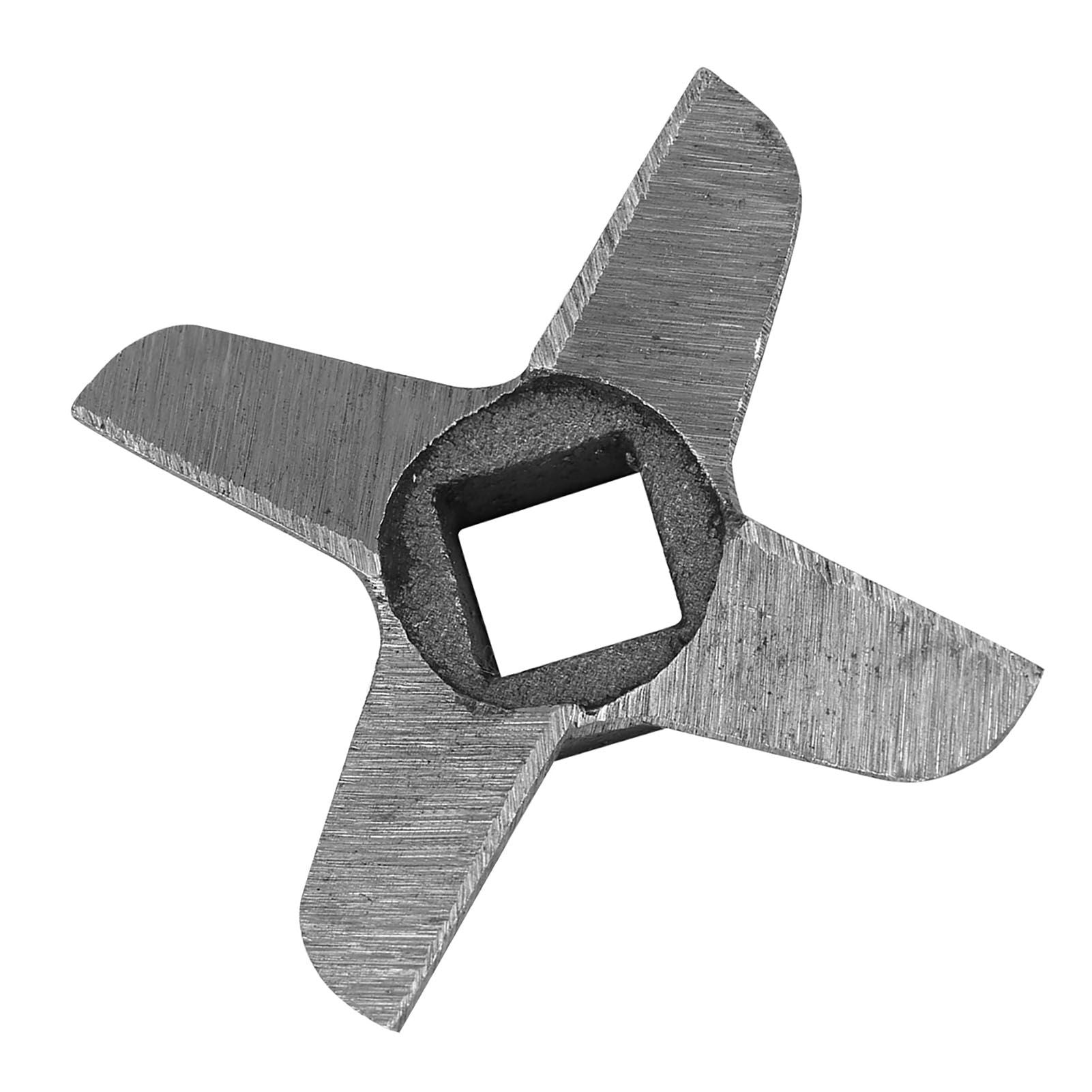 Cross shaped Professional Steel Kitchen Meat Grinder Blade Mincers Cutter Part #8