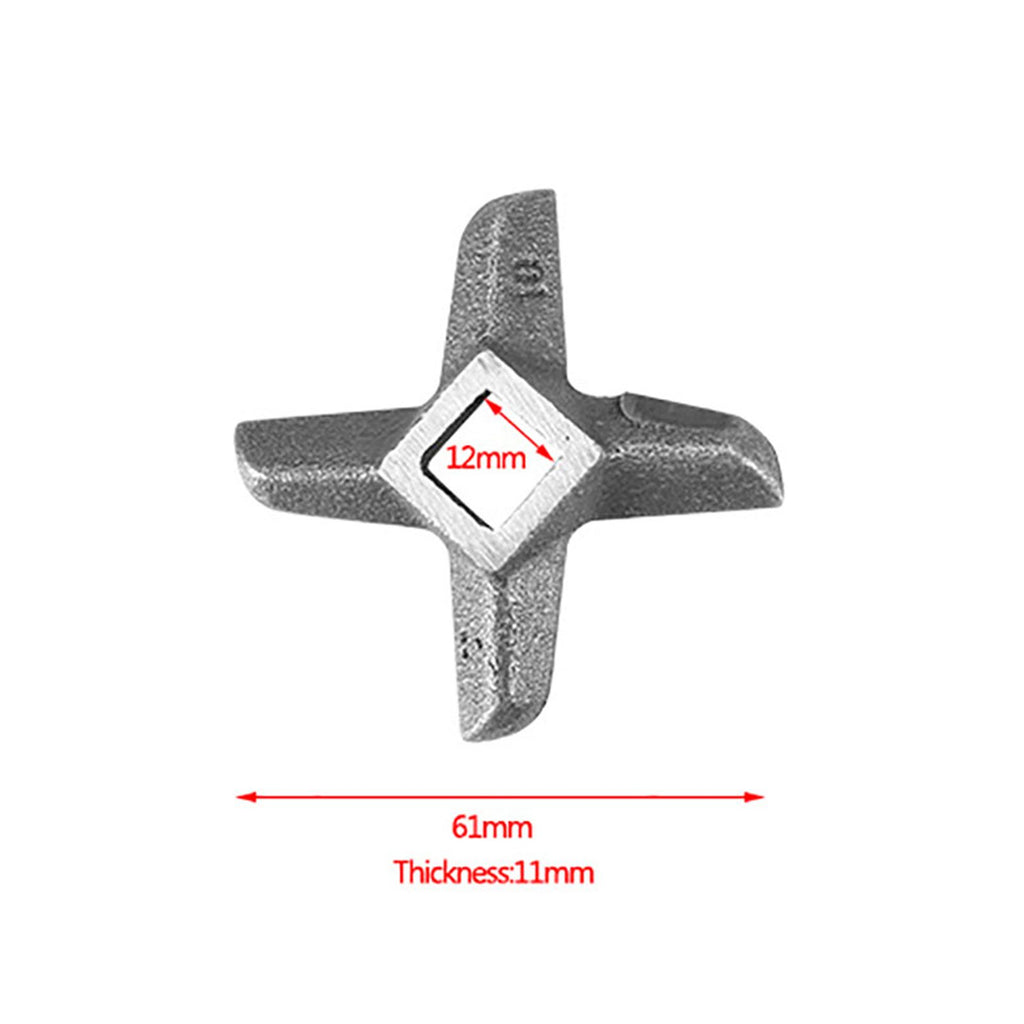 Cross shaped Professional Steel Kitchen Meat Grinder Blade Mincers Cutter Part #10
