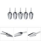 5 x Sweet Scoops Wedding Candy Buffet Home Kitchen Stainless Steel Set New (5 x Sweet Scoops)
