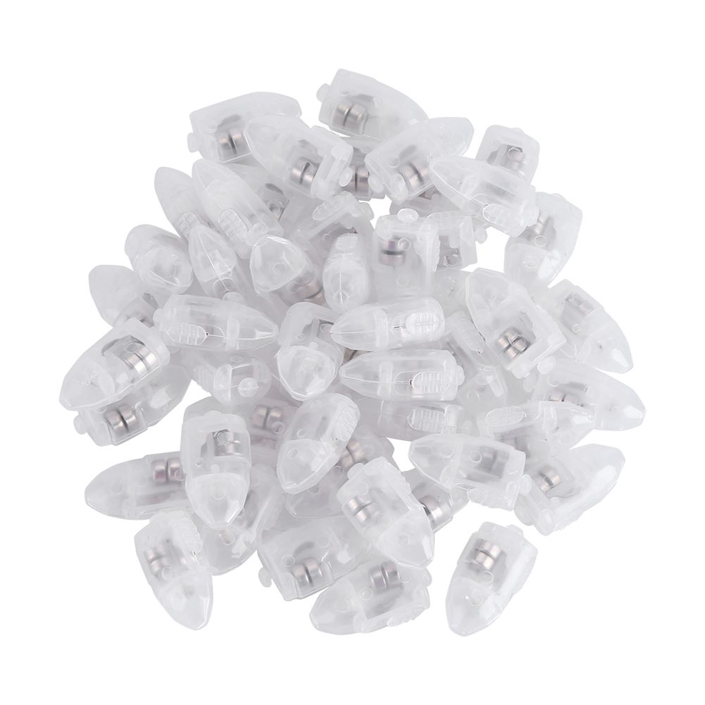 1 Set/50Pcs Waterproof LED Lights for Paper Lantern Ballon Wedding Party Decor Yellow