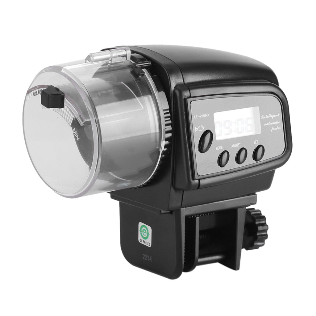 Digital LCD Electronic Fish Feeder Dispenser Timer Automatic Aquarium Tank Food Feeding Machine