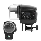 Digital LCD Electronic Fish Feeder Dispenser Timer Automatic Aquarium Tank Food Feeding Machine