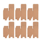 50PCS Brown Kraft Paper Square Wedding Favor Candy Chocolate Gift Party Supply Boxes