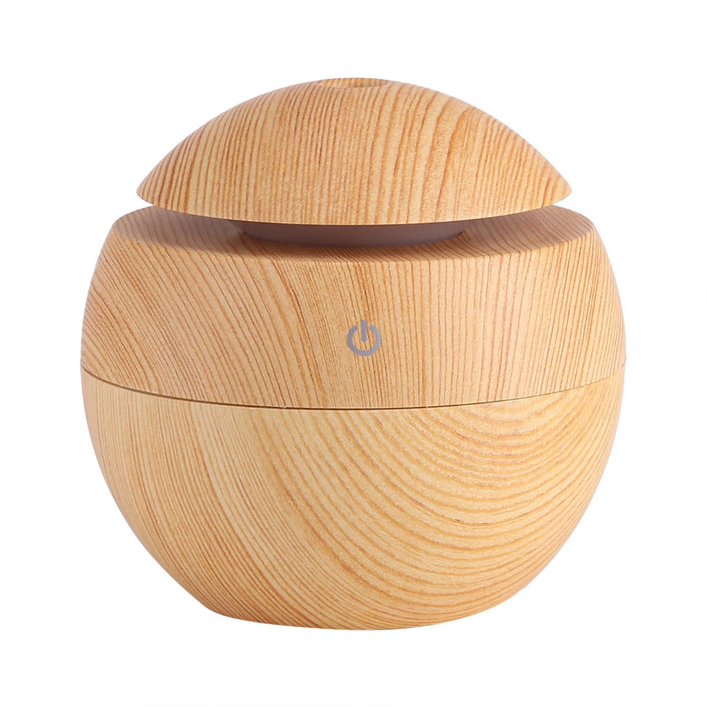 USB Essential LED Touch Aroma Ultrasonic Humidifier Oil Diffuser Air Purifier Yellow