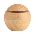USB Essential LED Touch Aroma Ultrasonic Humidifier Oil Diffuser Air Purifier Yellow