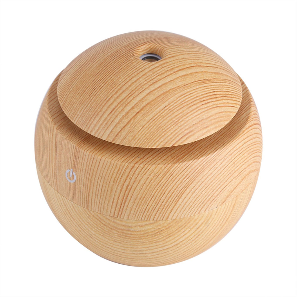 USB Essential LED Touch Aroma Ultrasonic Humidifier Oil Diffuser Air Purifier Yellow