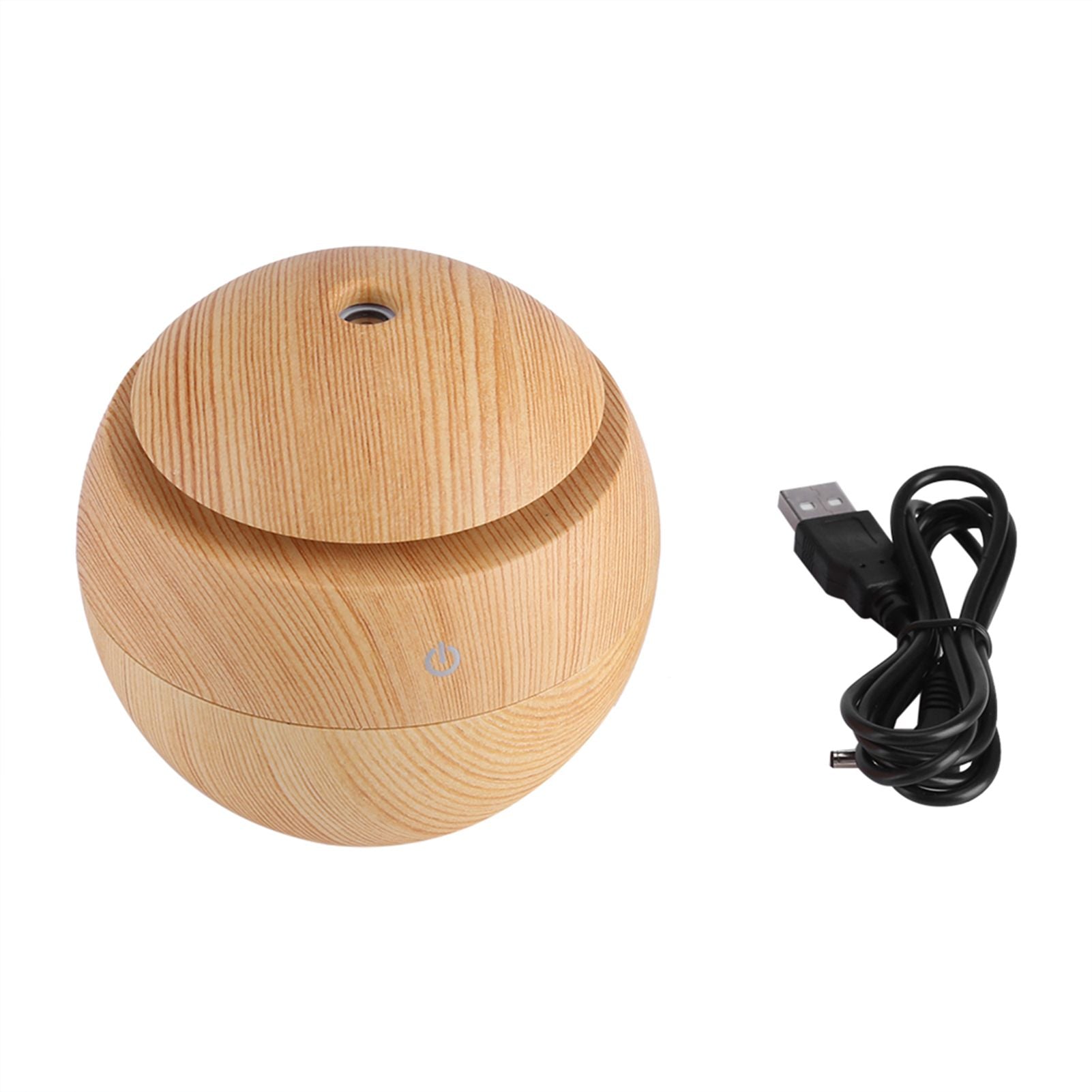 USB Essential LED Touch Aroma Ultrasonic Humidifier Oil Diffuser Air Purifier Yellow