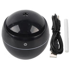 USB Essential LED Touch Aroma Ultrasonic Humidifier Oil Diffuser Air Purifier Black