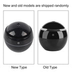 USB Essential LED Touch Aroma Ultrasonic Humidifier Oil Diffuser Air Purifier Black