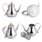 1.2L Stainless Steel Gooseneck Pour Coffee Drip Kettle Tea Filter Pot Indoor
