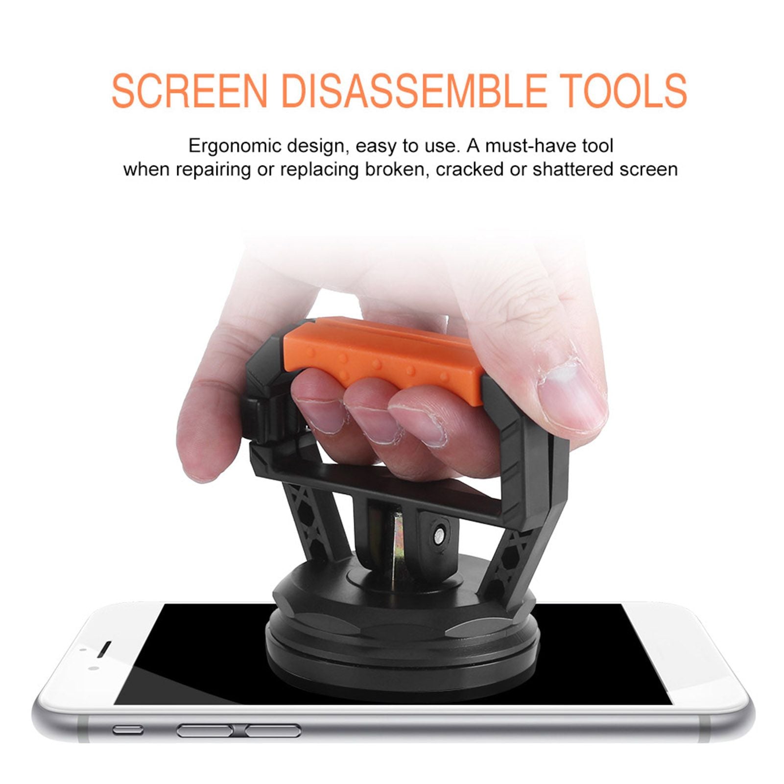 JAKEMY Cell Phone/Tablet Glass Screen Repair Disassemble Sucker Tool Suction Cup Holder